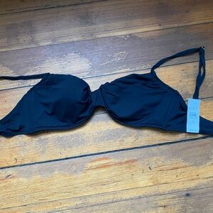 Loft black bikini top